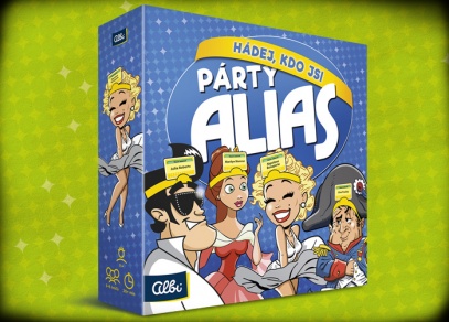 Párty Alias - Hádej, kdo jsi - uhodněte, kdo jste - párty hra od Albi