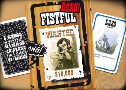 Součástí rozšíření Fistful je krom tří speciálních postav i dvojice karet z rozšíření High Noon