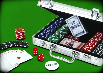 Kompletní balení Pokeru deluxe v hliníkovém kufříku