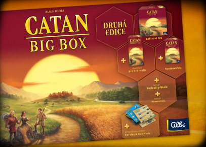 CATAN Big box - legendární hra od Albi