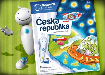 Česká republika - interaktivní kniha z edice Kouzelné čtení od ALBI